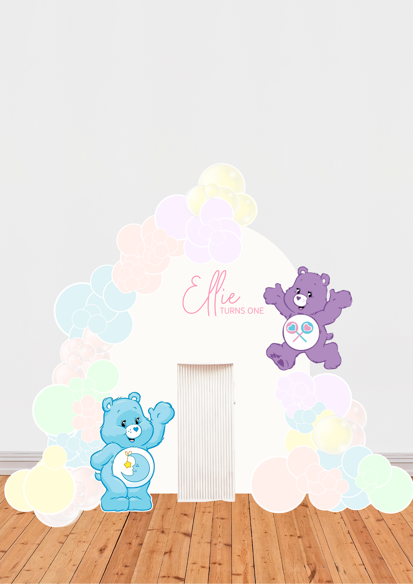 Themed Classic Arch - Care Bears