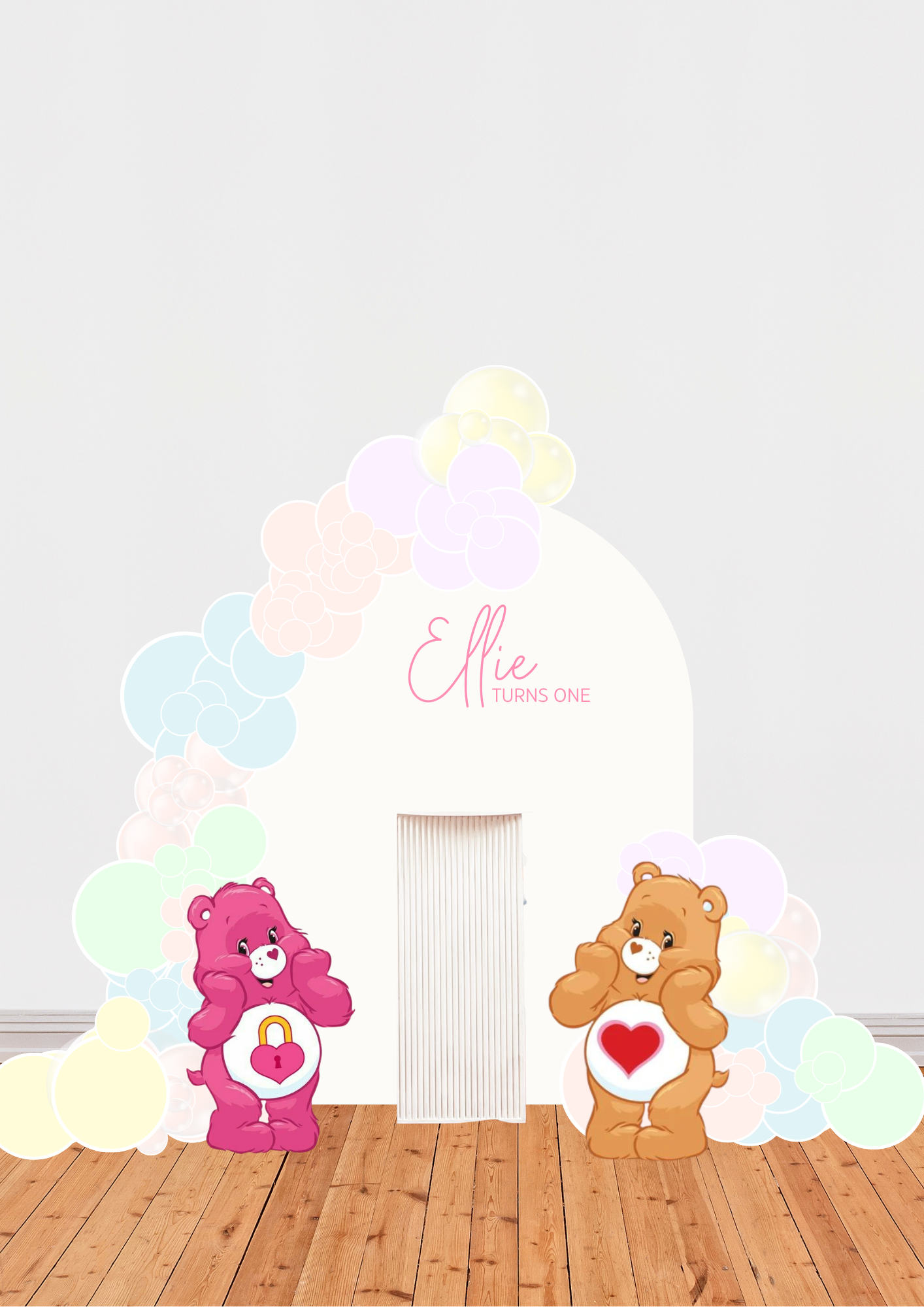 Themed Classic Arch - Care Bears