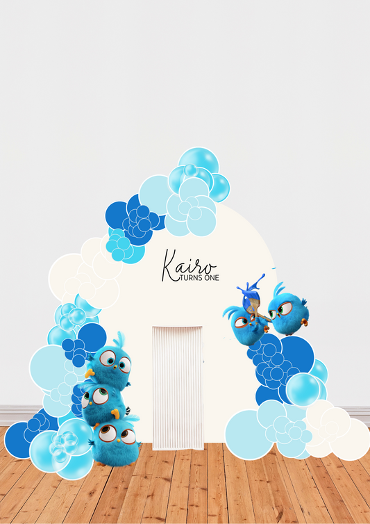 Themed Classic Arch - Angry Birds Blues